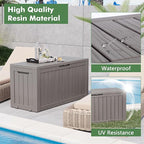 Outdoor Storage Box, Resin Deck Boxes Indoor and outdoor, Waterproof Storage - Image 3