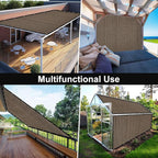 Artpuch 90% Sun Shade Cloth, 10 x 20 FT Pergola Shade Cover Canopy - Image 8