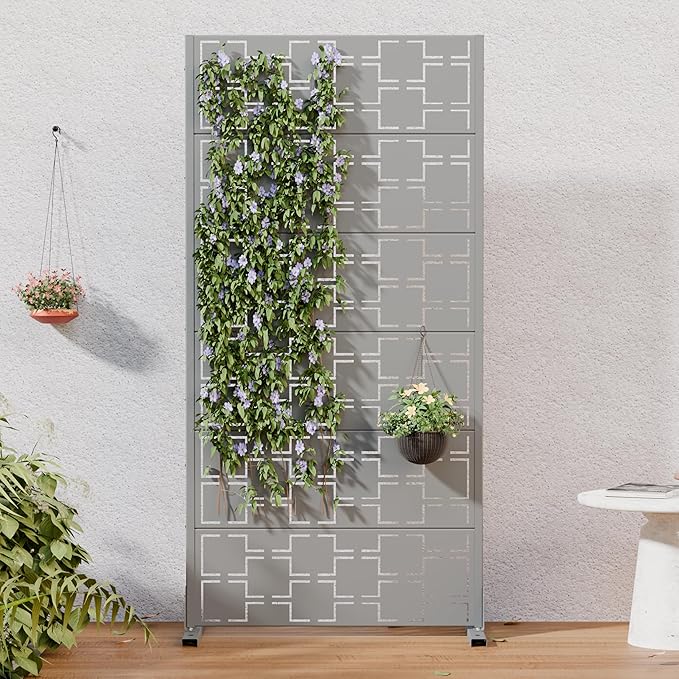 Casaphoria Metal Privacy Screen Outdoor by Casaphoria