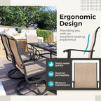 Pamapic 7-Piece Patio Dining Furniture Set - Image 5