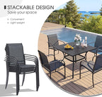 VICLLAX 3 Pieces Patio Dining Set - Image 3