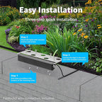 SUNVIE 7 Inch Retaining Wall Lights 5W LED Hardscape Lighting 12V-24V Low - Image 7