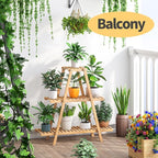 Bamboo Plant Stand - Image 5