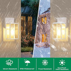 WIHTU White Outdoor Lights for House, LED Exterior Front Porch Light fixtures - Image 2