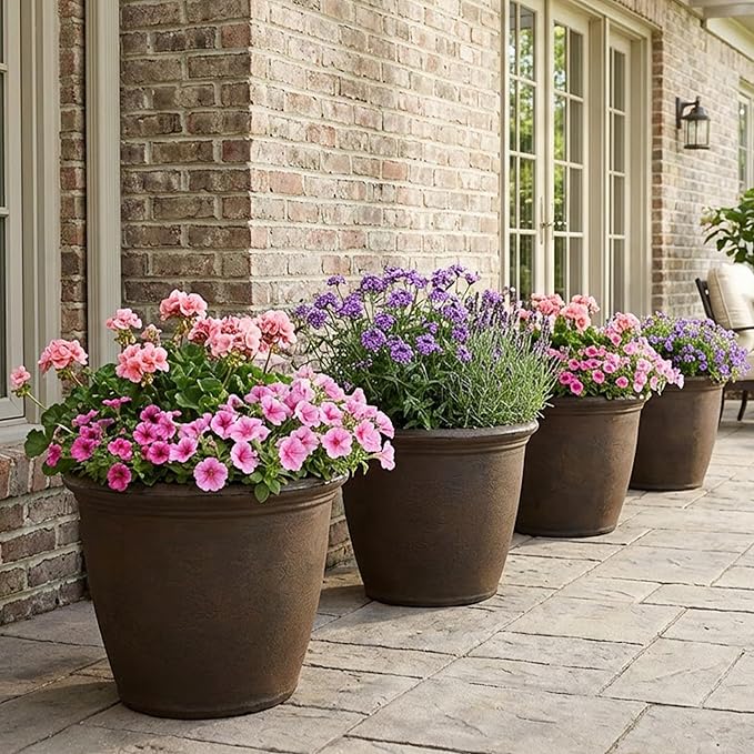 Sunnydaze 20-Inch Anjelica Large Plastic Pot - Image 8