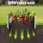 WORKPRO 3Pcs 2x2x1ft Galvanized Raised Garden Bed Set, Rust & Corrosion - Image 3