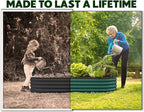 Plant & Plot Galvanized Raised Garden Beds Outdoor // 4×2×1 ft Planter Raised - Image 3