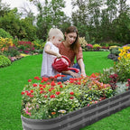GADI 67-Inch Raised Garden Bed, Metal Planter Box - Image 2
