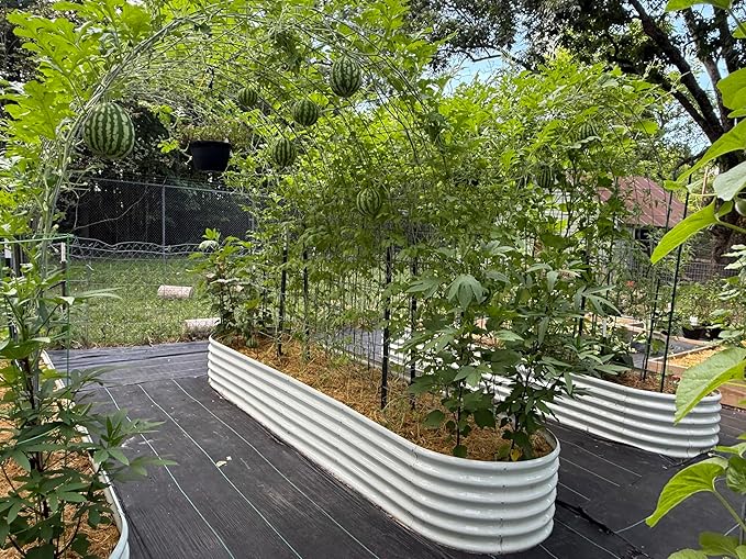 A ANLEOLIFE Set of 14, 18 Inch Tall Raised Garden Beds Kit, Heart-Shaped - Image 5