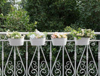 Dahey 10.5 Inch Metal Iron Hanging Flower Pots - Image 5