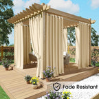 NICETOWN Fade Resistant Outdoor Curtains 2 Panels, Lightfastness Grade 4 - Image 4