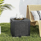 NEWBULIG 31 Gallon Deck Box, Weatherproof Resin Lockable Outdoor Storage - Image 7