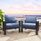 Solaste Patio Furniture Metal Armchair - Image 6