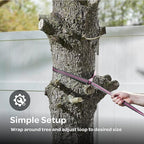 Durable Hammock 500 lb Capacity, Nylon Camping Hammock Chair - Image 3
