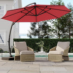 GarveeLife 11FT Cantilever Patio Umbrella - Image 9