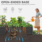 YITAHOME 8x4x1.5 ft Galvanized Raised Garden Bed Kit, Large Metal Planter Box - Image 3