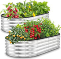 Utopia Home Galvanized Raised Garden Bed, 4 by 2 feet Lightweight Planter Boxes by UTOPIAHOME