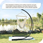 Lazy Daze Hammocks Chair Caribbean Hanging Rope Weaving Chair - Image 6