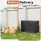Outdoor Storage Box, Resin Deck Boxes Indoor and outdoor, Waterproof Storage - Image 5