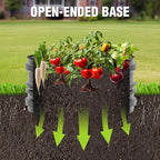 WORKPRO 3Pcs 2x2x1ft Galvanized Raised Garden Bed Set, Rust & Corrosion - Image 3