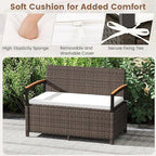 Tangkula 46 Gallon Outdoor Bench - Image 8