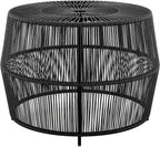 Furniture of America Ysar Boho Rattan Round Coffee Table Outdoor - Image 11
