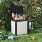 40 Gallon Resin Deck Box, Lockable Patio Outdoor Storage Box - Image 2