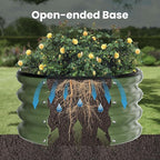 ZXZYHFTY Round Galvanized Raised Garden Bed kit, Round Large Metal Raised - Image 6