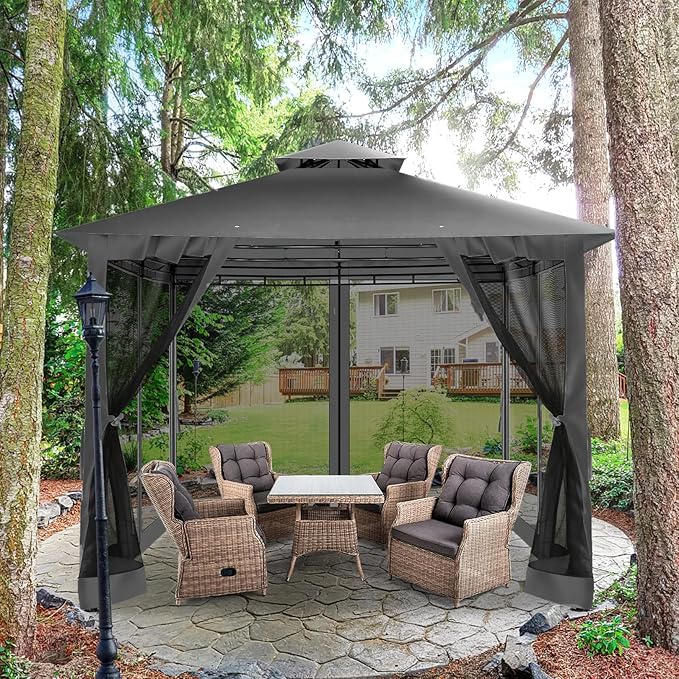 COBIZI Gazebo 10x10 Heavy Duty Gazebos - Image 5