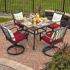 NUU GARDEN 5 Piece Outdoor Dining Set, Outdoor Furniture Set - Image 2