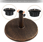Yaheetech 22 lbs Heavy Duty Outdoor Umbrella Base 18" Round Patio All-Weather - Image 6