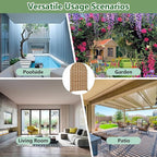 Casaphoria Metal Arched Privacy Screen Outdoor - Image 5