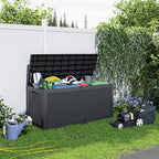 DRATO 100 Gallon Large Deck Box, Outdoor Storage Box - Image 3