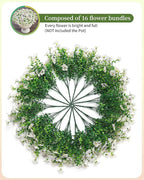 Faux Flowers for Outdoor Planters 16 Bundles UV Resistant Fake Artificial - Image 3