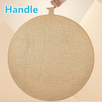 Woven Inflatable Ottoman, Fade-Resistant D31”x H14” Outdoor Indoor Pouf Patio - Image 4