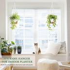 10 Inch Hanging Planters for Indoor Plants, 2 Pack Self Watering Hanging - Image 4