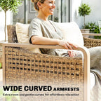 Outsunny Outdoor Patio Couch - Image 5