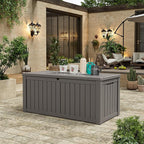Outdoor Storage Box, Resin Deck Boxes Indoor and outdoor, Waterproof Storage - Image 5