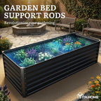 YITAHOME 6pcs 6x3x2 ft Galvanized Raised Garden Bed Kit, Large Metal Planter Box - Image 7