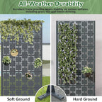 Casaphoria Metal Privacy Screen Outdoor, Darkgray-Square - Image 5