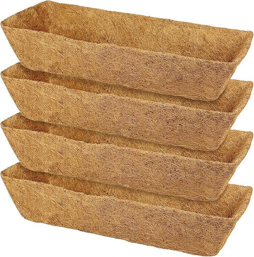 4 Pack 24 Inch Trough Coconut Liners by KarlliuHOMEGARDEN