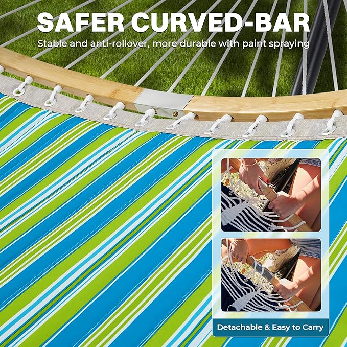 SUPERJARE Curved-Bar Hammock - Image 7