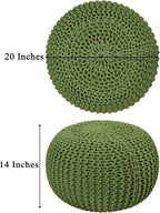 COTTON CRAFT Round Dori Pouf - Image 3