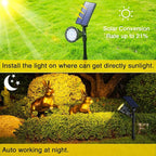 ROSHWEY Solar Spot Lights Outdoor Spotlight 18 LED Waterproof Landscape - Image 7