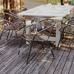 Flash Furniture Lila Bronze Metal Restaurant Stack Chair - Image 6