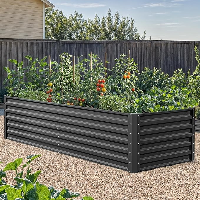 YITAHOME 6x3x2 ft 2pcs Galvanized Raised Garden Bed Kit, Large Metal Planter Box - Image 2