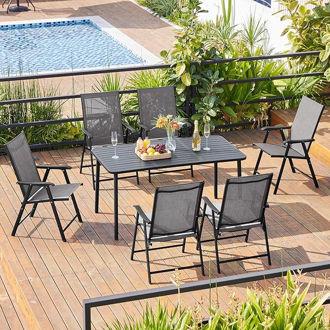 Yaheetech Patio Dining Chairs Set of 2 - Image 2