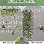 Casaphoria 72" H x 47" W Arched Metal Privacy Screen - Image 5