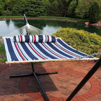 Sunnydaze Quilted Outdoor Hammock - Image 2