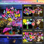 Solar Garden Lights Solar Lights Outdoor Waterproof Solar Lights 4 Pack - Image 6
